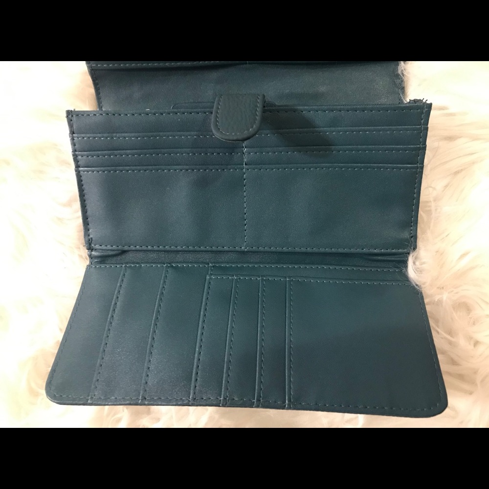 💛 Teal RFID-Blocking File Wallet 💛 - Picture 5 of 7